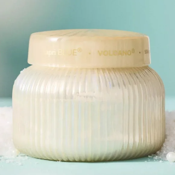 Capri Blue Volcano Glass Candle, Scent: Volcano, Size 50 oz., Retail $122.00 USD - Picture 4 of 12